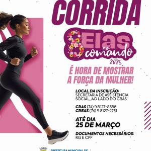 Corrida - Elas no comando.